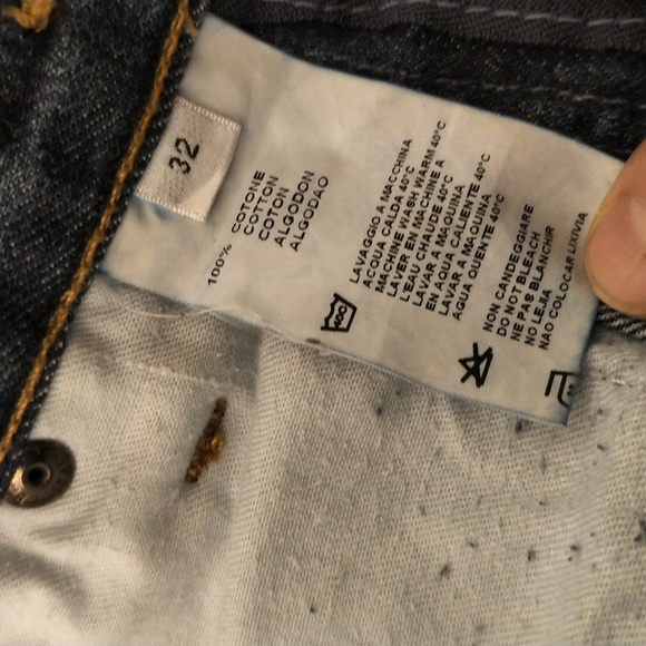 Versace collection men's , dark wash, zipper fly, regular fit - Picture 7 of 11